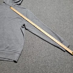 Oakley Hoodie Mens 2XL XXL Gray Bark Half Zip Training Sweatshirt Sweater