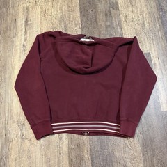 Vintage Triple Five Soul Red Zip Up Hoodie M Faded RARE Details