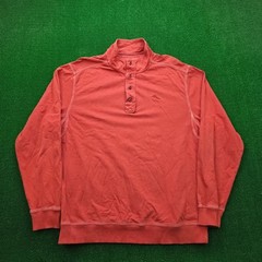 Tommy Bahama Relax Sweatshirt Mens Large Red Orange Pro Leisure Consultant Golf