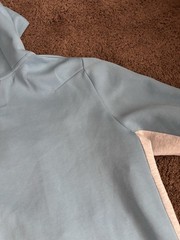 Nike Sportswear Tech Fleece Hoodie Cerulean Blue/White/Grey Mens XL CU4489-424