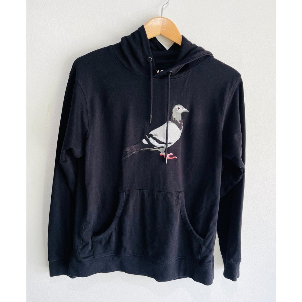 Staple Pigeon logo hoodie embroidered black winter fall casual men’s M