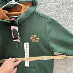Quiksilver Sweatshirt Adult Small Green Hoodie Pullover Skater Surfer Grunge NEW