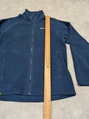 Berghaus Fleece Jacket Mens XXL Full Zip Navy Gorpcore Outdoor Hiking Walking