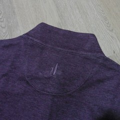 JOHNNIE-O Mens L LARGE SULLY PULLOVER 1/4 ZIP ROYAL PLUM PURPLE GOLF SWEATSHIRT