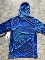 Avid Mens SMALL Hooded Long Sleeve Realtree Wav3 Moisture Wicking UV Protection