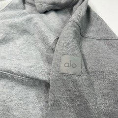Alo Yoga Make Waves Hoodie Athletic Heather Grey Men’s Sz XL
