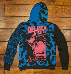 DropX™ Exclusive: Faile x Deluxx Fluxx x ToyQube Astro Boy Hoodie Black Light L