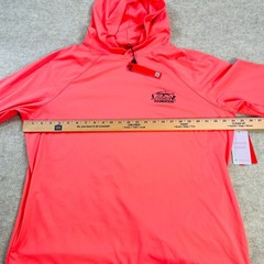 Redvanly Larkin Hoodie Coral Pullover Performance Golf Mens XL Bo Jackson Logo