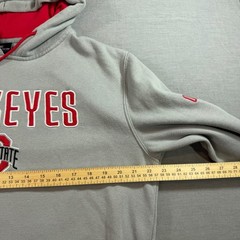 Colosseum Hoodie Mens Medium Grey Excellent Ohio State Buckeyes NCAA Sweatshirt