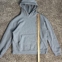 Nike Air Jordan Pullover Hoodie Men’s Size Large Gray Sweatshirt Jumpman Logo