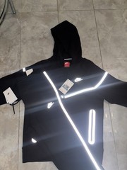Mens Size Medium Nike Tech Fleece Reflective Full-Zip Hoodie And Pants