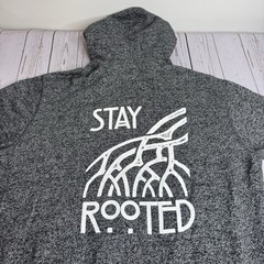 Walking Tree Brewery Full Zip Hoodie Vero Beach FL Stay Rooted Adult XL Gray