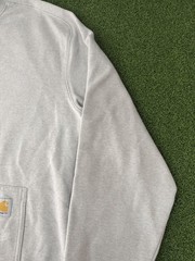 Carhartt Force Utility Gray Relaxed Fit Crewneck Pullover Sweatshirt Large