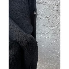 Alo Yoga Sherpa Hoodie Black Pullover Sweatshirt Men Small Logo Patch Pocket