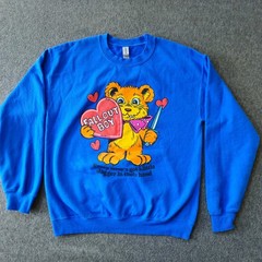 Fall Out Boy Sweatshirt Fourth of July Lyric Bear Heart Dagger Medium Band Tee