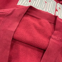 J America Washington State Cougars Hoodie Mens Large Crimson Red WSU Sweatshirt