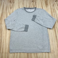 Nike Yoga Sweatshirt MenL Gray Therma Fit Crew Neck Dri Fit Pullover DM8137-050