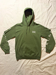 Young & Reckless Unisex Hoodie Modern Olive Green Small
