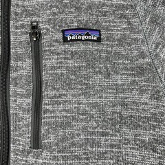 Patagonia grey weave men zippered jacket Medium great condition All seasons