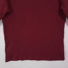G Star Raw Pullover Crew Shirt Burgundy Large Organic Cotton Sustainable Preppy