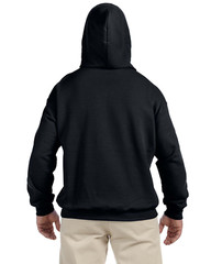 2XL Gildan Men’s DryBlend Hooded Heavyweight Sweatshirt Pouch Pocket XXL Black