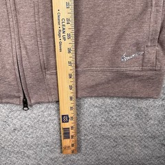 Nike Yoga Hoodie Mens 2XL XXL Brown Dri-Fit Full-Zip Fleece DQ4876-004