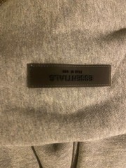 essentials hoodie dark oatmeal small