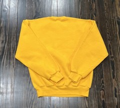 Russell Athletic Y2K Long Sleeve Sweatshirt Men’s Small Yellow Cotton Polyester
