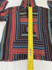 Multicolor Hippie Hoodie Mexican Baja Unisex (T)