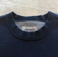 Carhartt Work In Progress WIP x New Balance Crewneck Sweatshirt Blue sz L RARE!