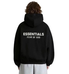 Fear of God essential’s hoodie fw24 BLACK Authentic