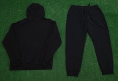Nike Sportswear Swoosh Black Sweatsuit Hoodie & Joggers Set Size Large