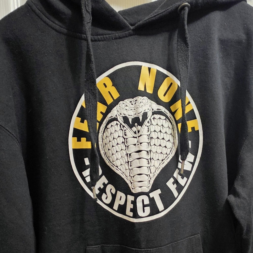 VSTR Modern Nomad’s Fear None Respect Few Snake Cobra Hoodie Sweatshirt Large