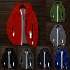 Men Waterproof Wind Breaker Zipper Hoodie Light Jacket Outwear Gym ThinWind Coat