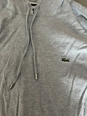 2 Lacoste Shirt Mens Size L Hoodie Lightweight Sweatshirt Pullover Casual