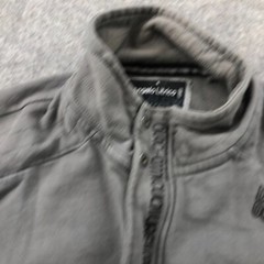 Angelo Litrico Sweatshirt Mens Large Gray Full Zip Logo Embroidered Spell Out