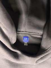 Yeezy Gap Engineered by Balenciaga Dove Hoodie Washed BLACK Size Large
