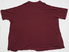 Big Dude Polo Shirt Men’s Size 8XL Maroon Short Sleeve 100% Cotton