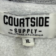 Courtside Supply Los Angeles Clippers NBA Basketball Hoodie Gray Mens XL