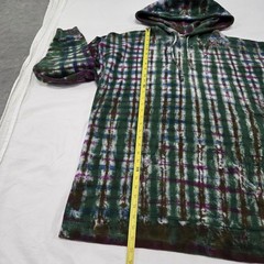 Size LARGE Vintage Red Eraser Tie Dye Hoodie Sweater Green Brown Blue Purple 90s