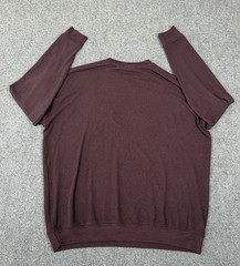 Alo Yoga Crew Neck Sweatshirt Mens Medium Plum Purple Boxy Oversized