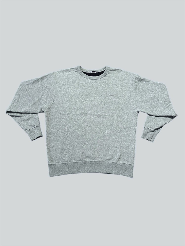 Champion light heather gray blank 2000’s crewneck sweatshirt Size Large