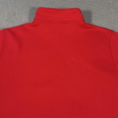 Under Armour Sweatshirt Mens XL Red 1/4 Zip Fleece Pocket Pullover Athletic