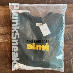 Aimé Leon Dore Drafting Logo Crewneck Sweatshirt• L • Pine Grove •2025•SHIPS NOW