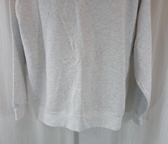 Unbranded Long Sleeve Heathered Gray Sweatshirt Size L Pre-Shrunk Pullover EUC