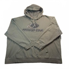 Mossy Oak Olive Green 3XL Hoodie with Camouflage Logo
