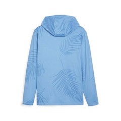 PUMA X Palm Tree Crew Palm Graphic Pullover Hoodie Mens Blue Casual Outerwear 6