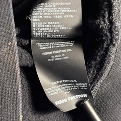 Heron Preston Sweatshirt Black Crewneck Text Graphic Size M Designer Streetwear