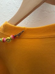 Vintage Hanes ComfortBlend PrintPro Gold Yellow Crewneck Sweatshirt Size L