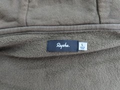 Rapha Hoodie Mens Large Green Full Zip Fleece Sweatshirt Cycling Logo Pockets